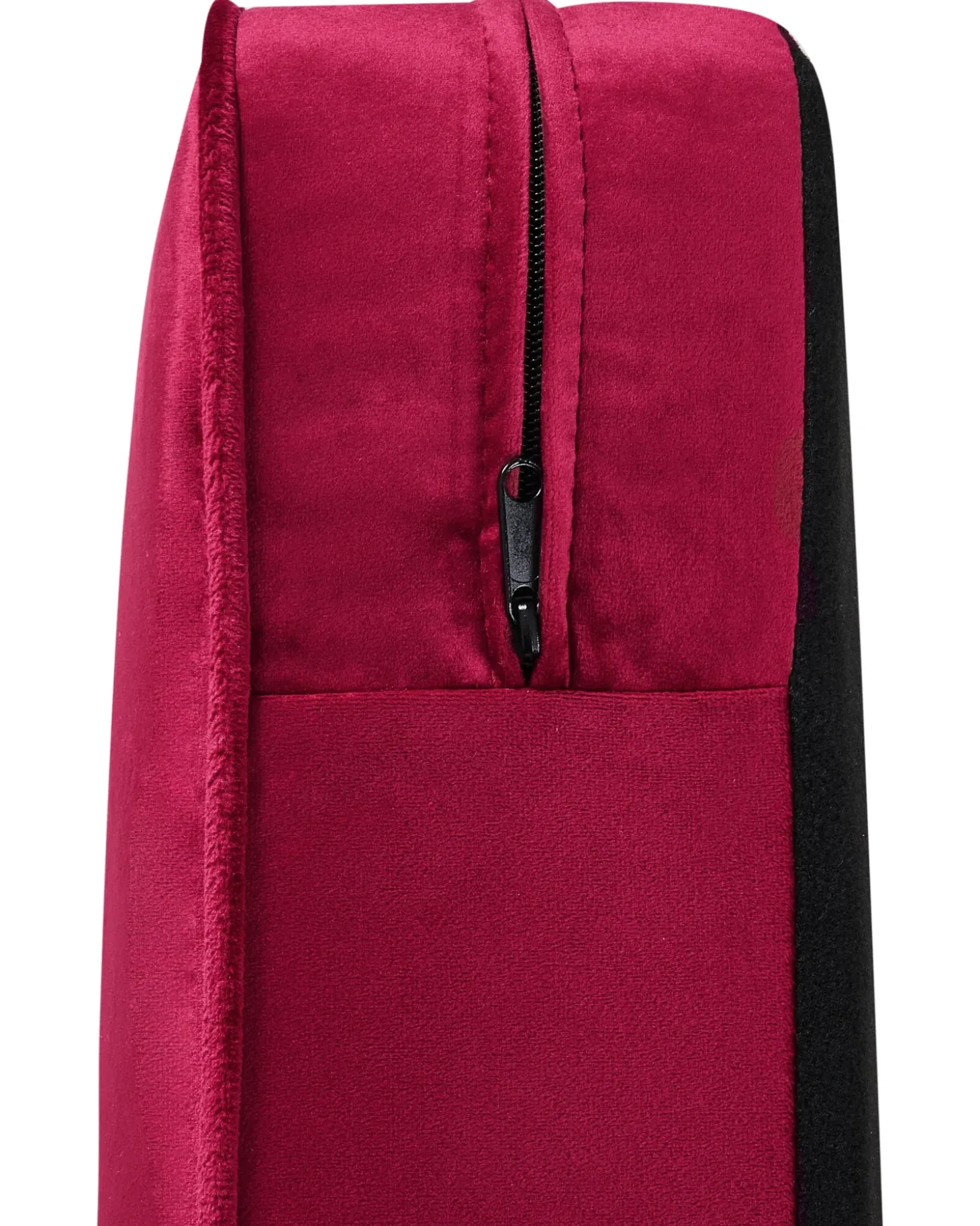 Outlet CHESTERFIELD Welur Burgundowy Wszystkie Fotele|Fotele Tapicerowane