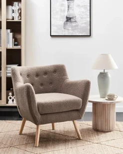 Hot Fotel DRAMMEN Boucle Wszystkie Fotele|Fotele Tapicerowane