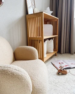 Outlet Fotel dziecięcy HEM Boucle Beżowy Dzieci Krzesła I Stoły Dziecięce|Wszystkie Fotele