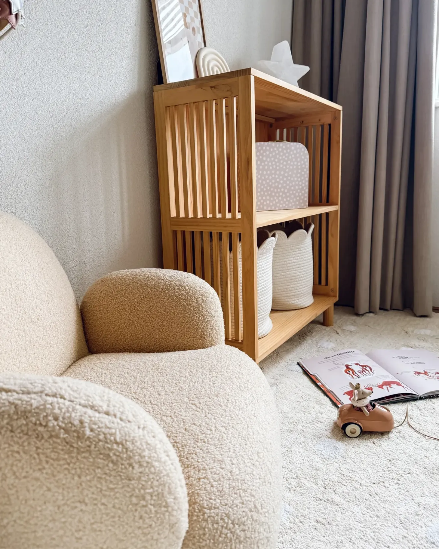 Outlet Fotel dziecięcy HEM Boucle Beżowy Dzieci Krzesła I Stoły Dziecięce|Wszystkie Fotele