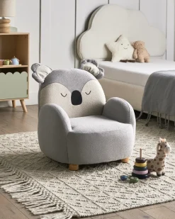 Hot Fotel dziecięcy Koala HERVIK Szary Dzieci Krzesła I Stoły Dziecięce|Wszystkie Fotele