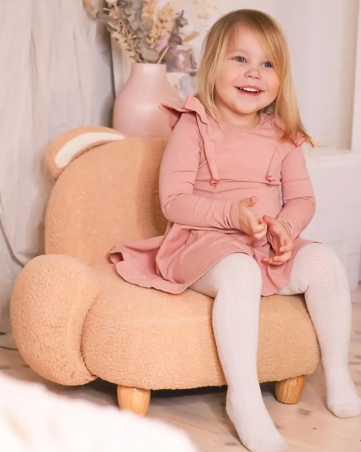 Hot Fotel dziecięcy Królik KANNA Boucle Dzieci Krzesła I Stoły Dziecięce|Wszystkie Fotele