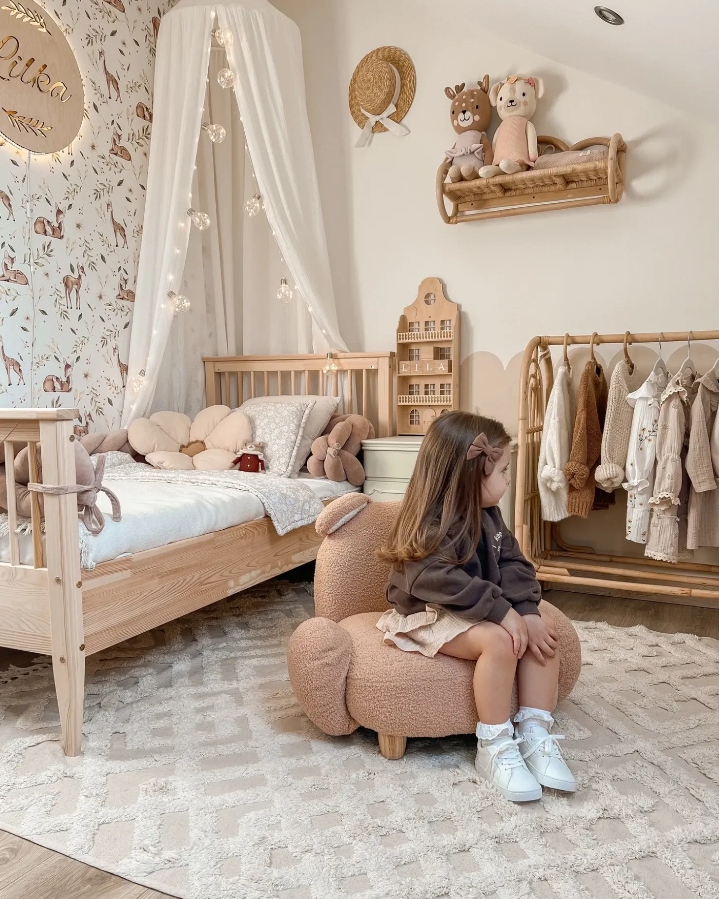 Hot Fotel dziecięcy Królik KANNA Boucle Dzieci Krzesła I Stoły Dziecięce|Wszystkie Fotele