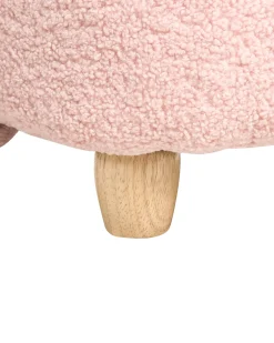 Clearance Fotel dziecięcy Królik KANNA Boucle Pastelowy róż Dzieci Krzesła I Stoły Dziecięce|Wszystkie Fotele