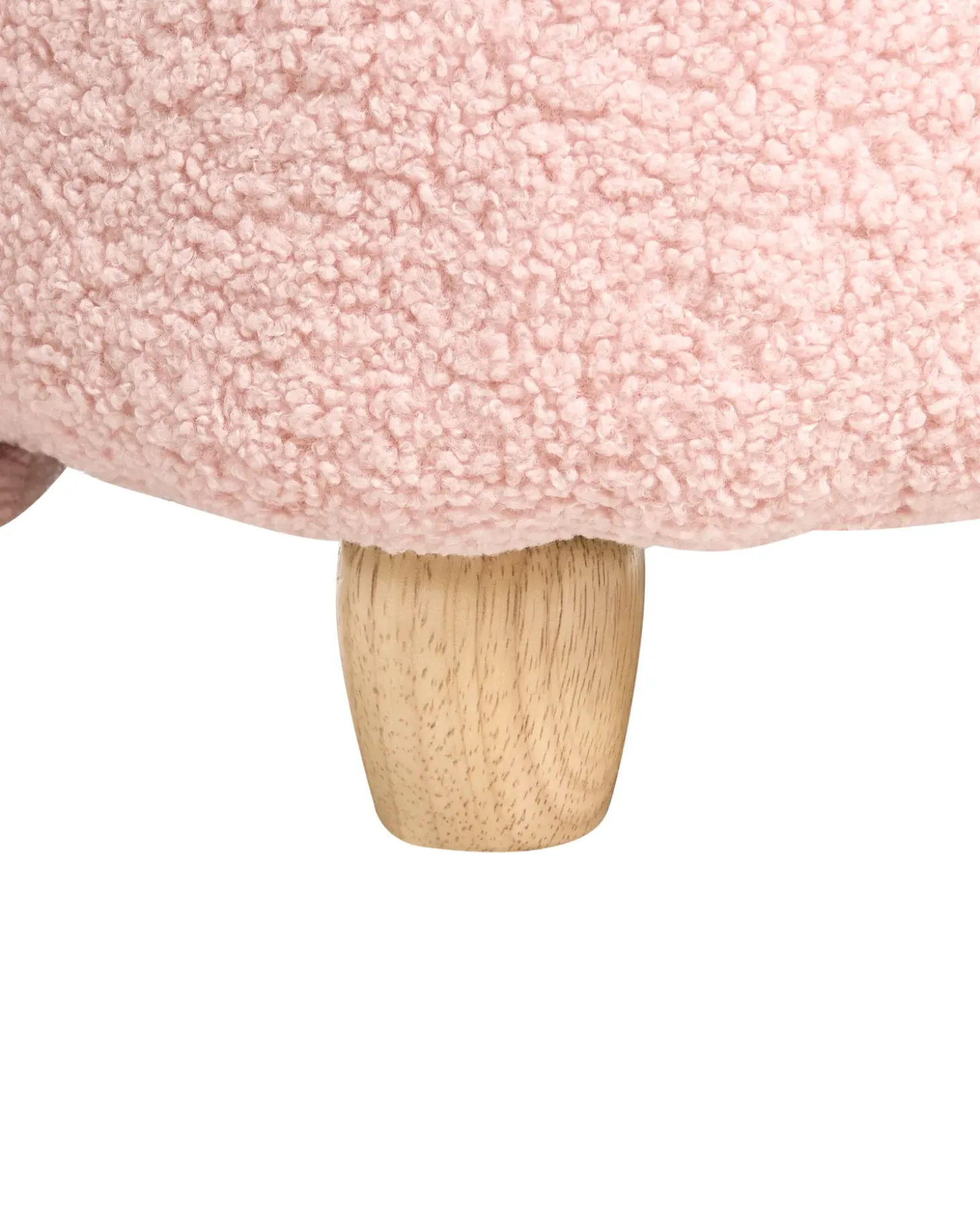 Clearance Fotel dziecięcy Królik KANNA Boucle Pastelowy róż Dzieci Krzesła I Stoły Dziecięce|Wszystkie Fotele