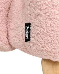Clearance Fotel dziecięcy Królik KANNA Boucle Pastelowy róż Dzieci Krzesła I Stoły Dziecięce|Wszystkie Fotele