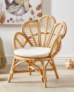 Fotel dziecięcy paw FLORENTINE II Rattan Naturalny