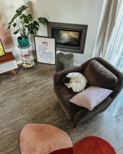 Sale EIBY Szenil Ciemnobrązowy Wszystkie Fotele|Fotele Tapicerowane