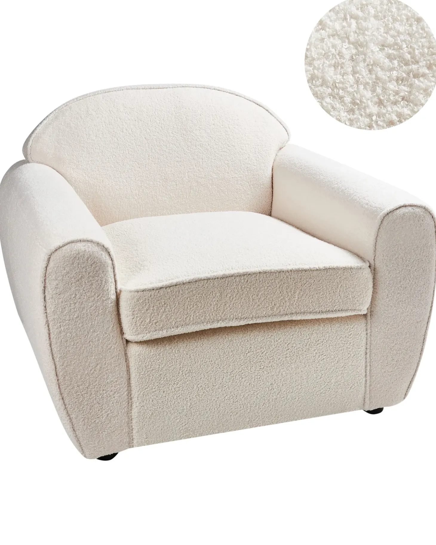 Best Fotel ELLEDE Boucle Jasno Wszystkie Fotele|Fotele Tapicerowane