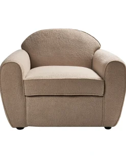 Sale Fotel ELLEDE Boucle Jasno Wszystkie Fotele|Fotele Tapicerowane