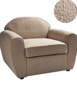 Sale Fotel ELLEDE Boucle Jasno Wszystkie Fotele|Fotele Tapicerowane