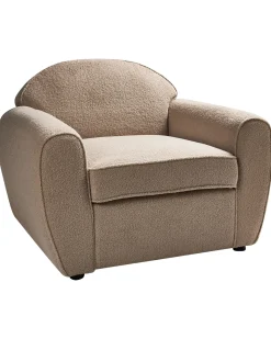 Sale Fotel ELLEDE Boucle Jasno Wszystkie Fotele|Fotele Tapicerowane