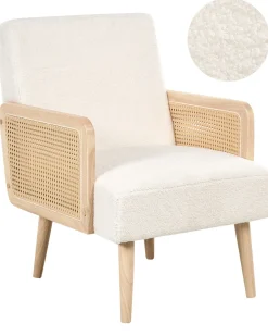Best Fotel HOJBY Boucle Złamana biel Wszystkie Fotele|Fotele Tapicerowane