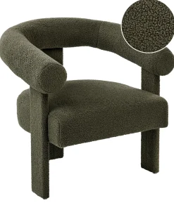 Online ILBRO Boucle Ciemno Wszystkie Fotele|Fotele Tapicerowane