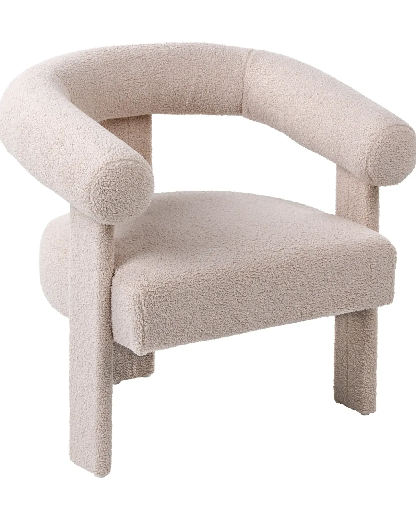 Online ILBRO Boucle Jasno Wszystkie Fotele|Fotele Tapicerowane