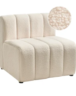 New Fotel KAGE Boucle Jasno Wszystkie Fotele|Fotele Tapicerowane