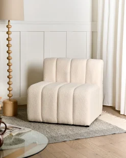 New Fotel KAGE Boucle Jasno Wszystkie Fotele|Fotele Tapicerowane