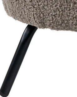 Hot Fotel KUMLA Boucle Beżowoszary Wszystkie Fotele|Fotele Tapicerowane