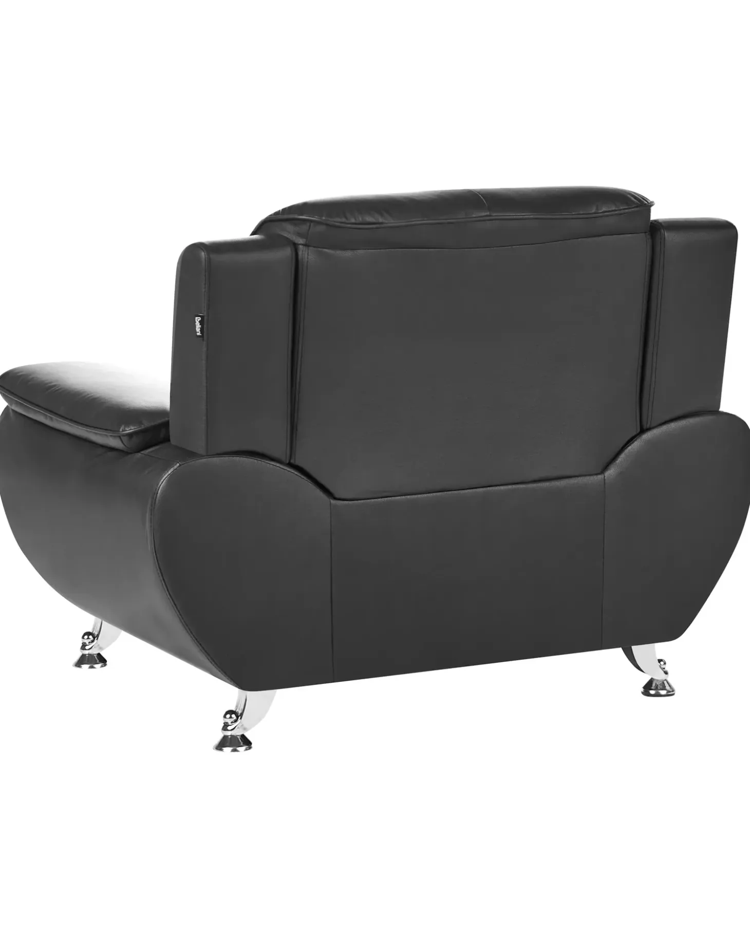 Discount LEIRA Ekoskóra Czarny Wszystkie Fotele|Fotele Skórzane