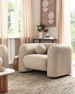 New LEIREN Boucle Wszystkie Fotele|Fotele Tapicerowane