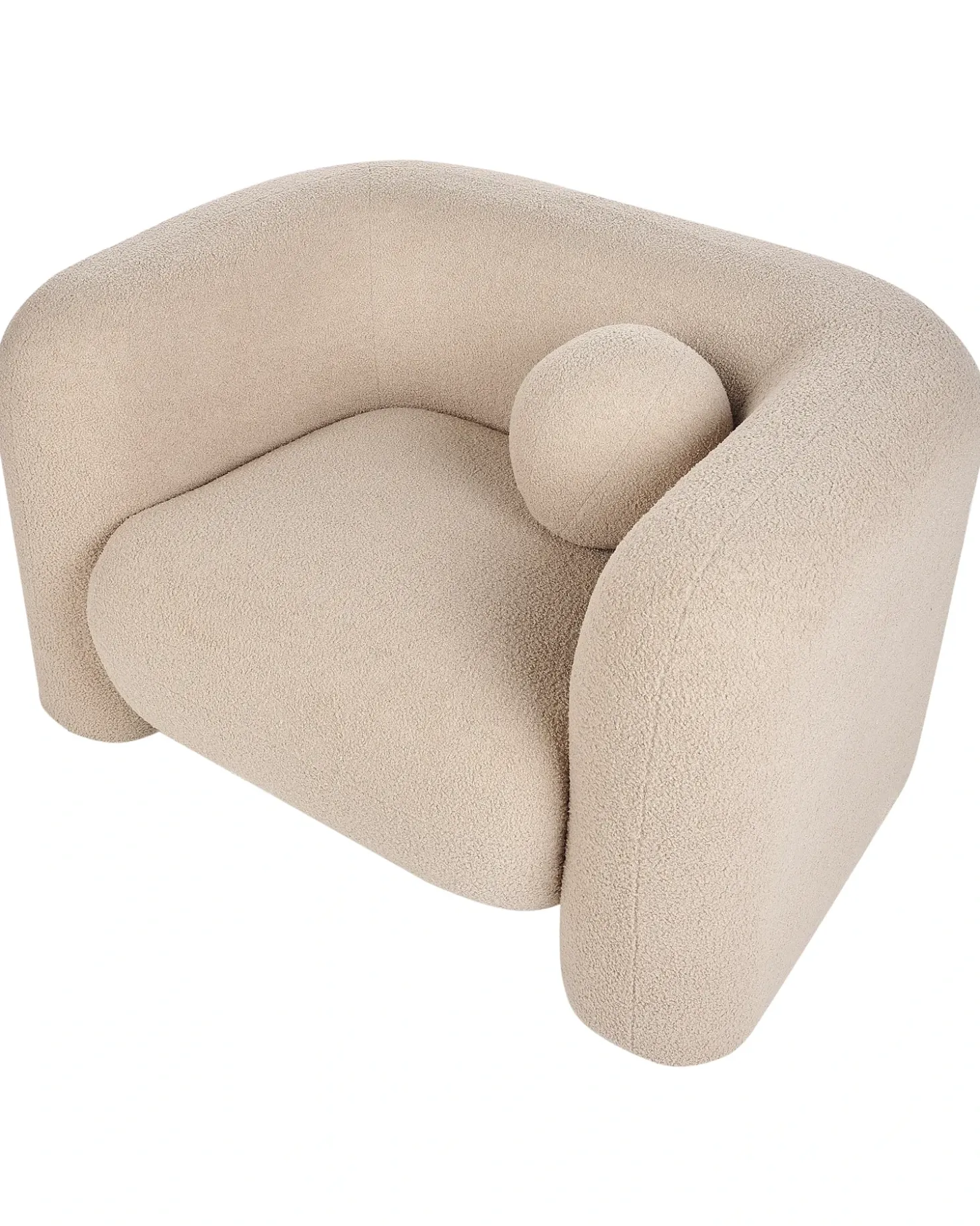 New LEIREN Boucle Wszystkie Fotele|Fotele Tapicerowane