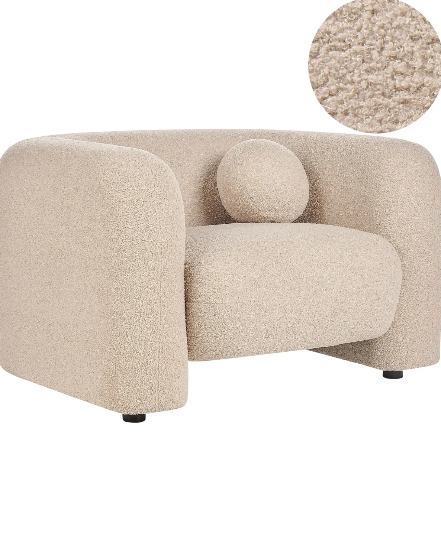 New LEIREN Boucle Wszystkie Fotele|Fotele Tapicerowane