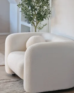 Outlet LEIREN Boucle Wszystkie Fotele|Fotele Tapicerowane