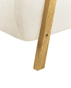 Discount Fotel LESJA Boucle Jasnobeżowy Wszystkie Fotele|Fotele Tapicerowane