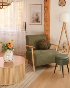 Fotel LESJA Zielony Wszystkie Fotele|Fotele Tapicerowane