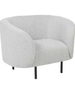Clearance Fotel LOEN Czarny/ biały Wszystkie Fotele|Fotele Tapicerowane