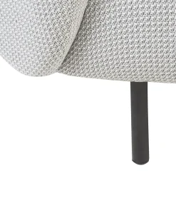Clearance Fotel LOEN Czarny/ biały Wszystkie Fotele|Fotele Tapicerowane