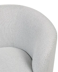 Clearance Fotel LOEN Czarny/ biały Wszystkie Fotele|Fotele Tapicerowane