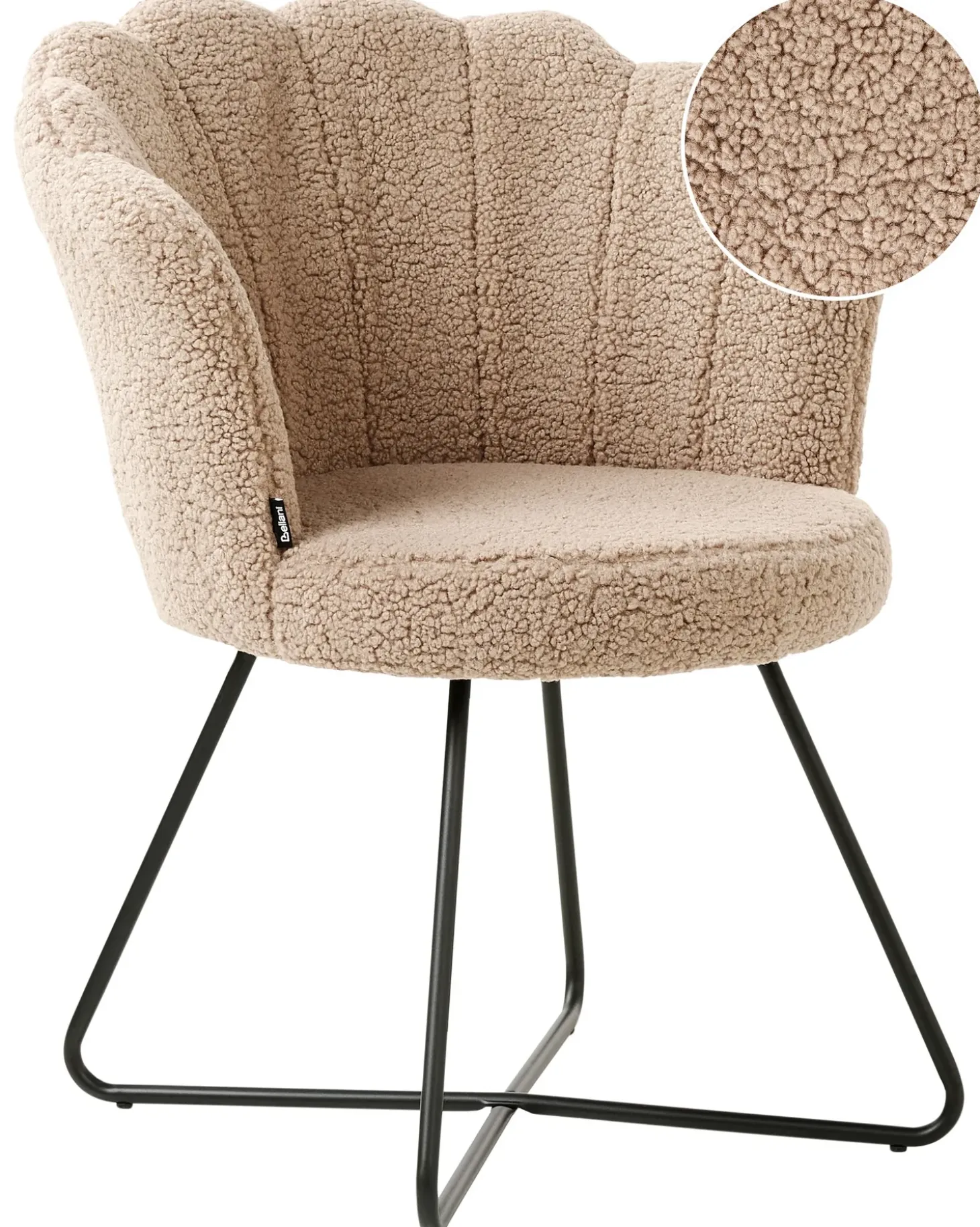 Discount Fotel LOVELOCK Boucle Beżowy Wszystkie Fotele|Fotele Tapicerowane