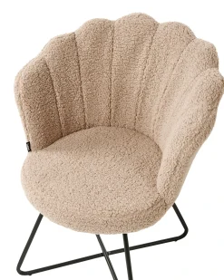 Discount Fotel LOVELOCK Boucle Beżowy Wszystkie Fotele|Fotele Tapicerowane