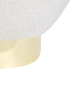 Outlet Fotel LOVIISA Boucle Biały Wszystkie Fotele|Fotele Tapicerowane