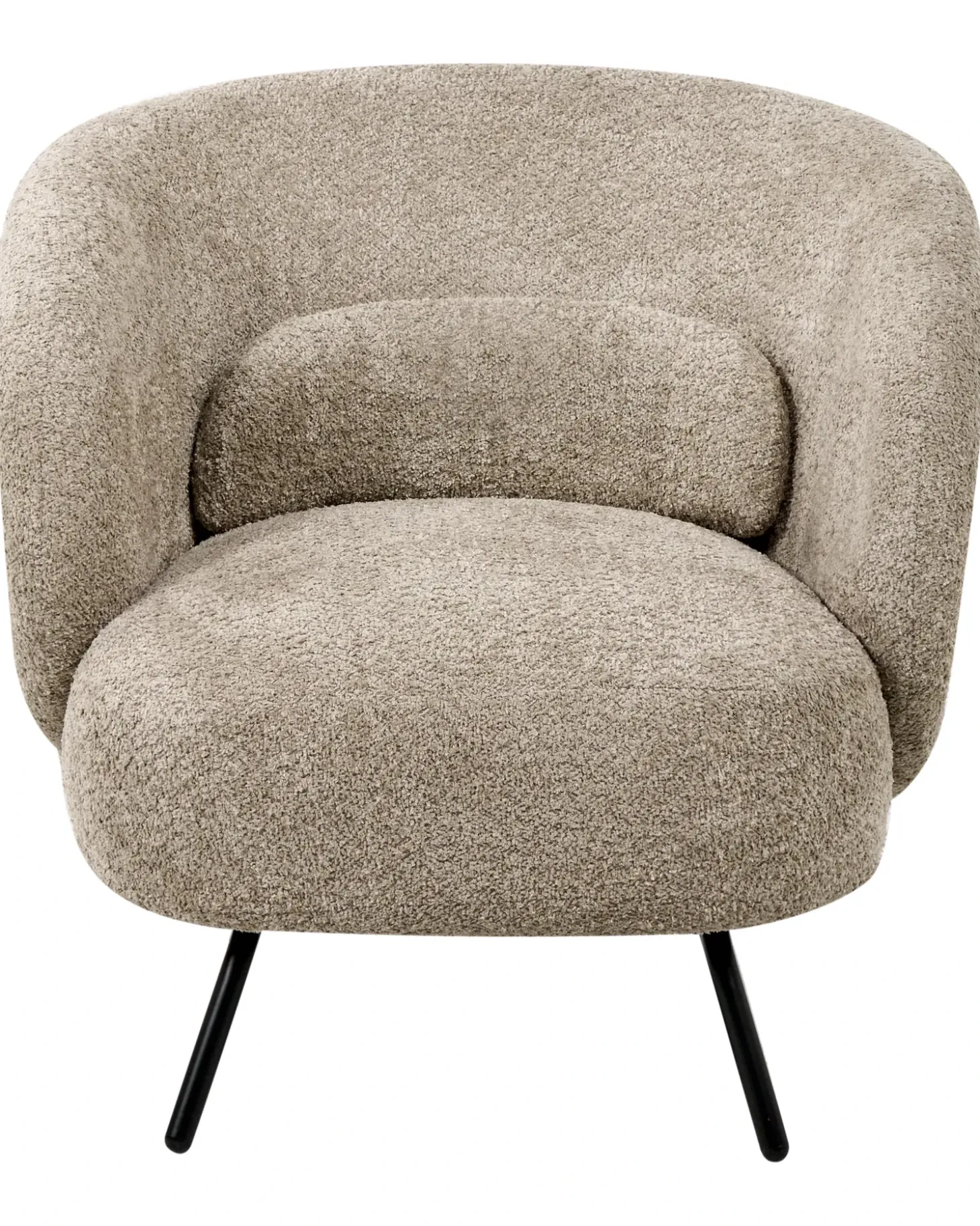 Best Fotel MAKELA Boucle Beżowoszary Wszystkie Fotele|Fotele Tapicerowane