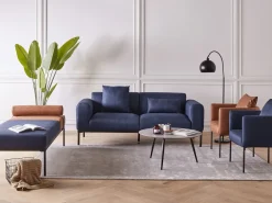 Clearance Fotel MALMOS Ciemnoniebieski Wszystkie Fotele|Fotele Tapicerowane