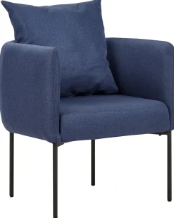 Clearance Fotel MALMOS Ciemnoniebieski Wszystkie Fotele|Fotele Tapicerowane