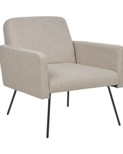 Clearance Fotel NARKEN Beżowy Wszystkie Fotele|Fotele Tapicerowane