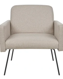 Clearance Fotel NARKEN Beżowy Wszystkie Fotele|Fotele Tapicerowane