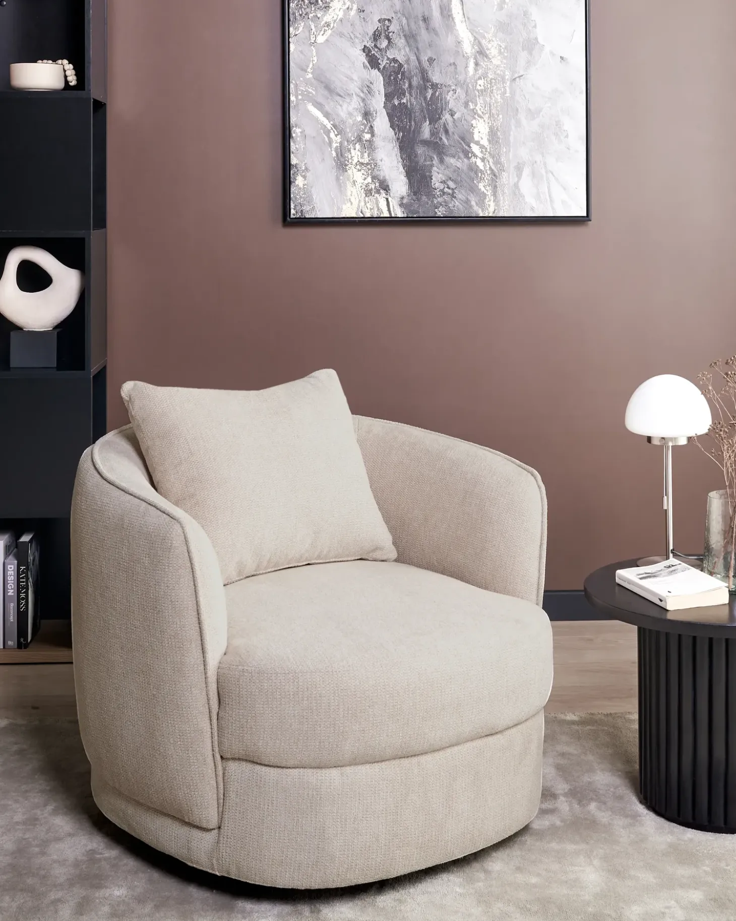 Discount Fotel obrotowy ANDALEN Jasno Wszystkie Fotele|Fotele Tapicerowane
