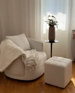 Hot Fotel obrotowy ANDALEN Złamana biel Wszystkie Fotele|Fotele Tapicerowane