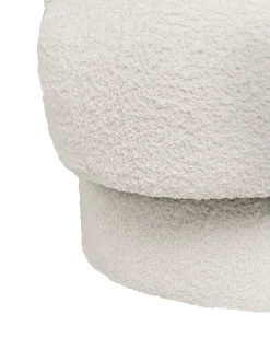Discount Fotel obrotowy AYLO Boucle Złamana biel Wszystkie Fotele|Fotele Tapicerowane