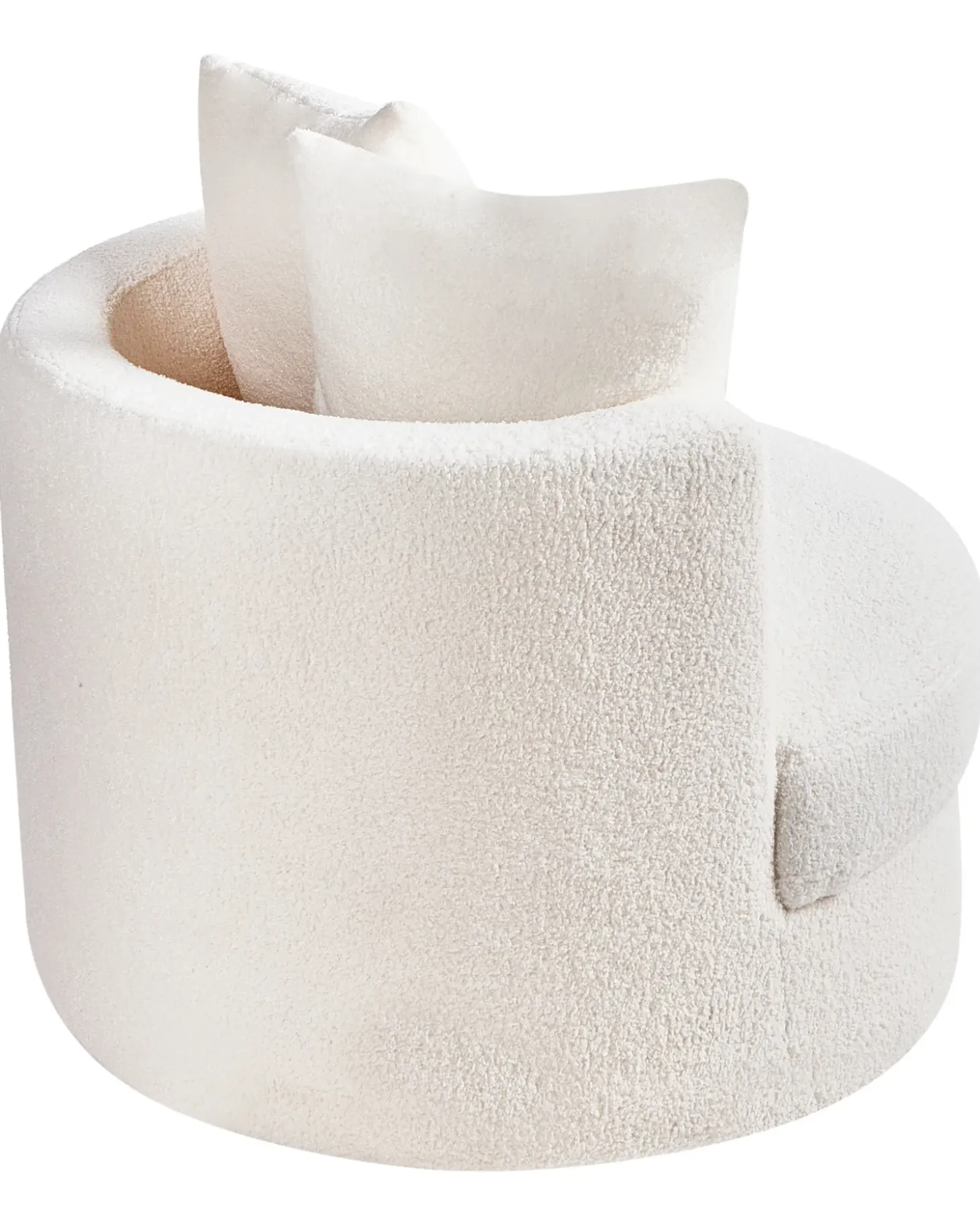 New Fotel obrotowy DALBY Boucle Wszystkie Fotele|Fotele Tapicerowane