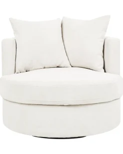 Clearance Fotel obrotowy DALBY Jasno Wszystkie Fotele|Fotele Tapicerowane