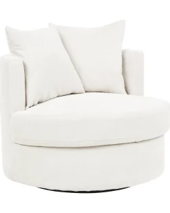 Clearance Fotel obrotowy DALBY Jasno Wszystkie Fotele|Fotele Tapicerowane
