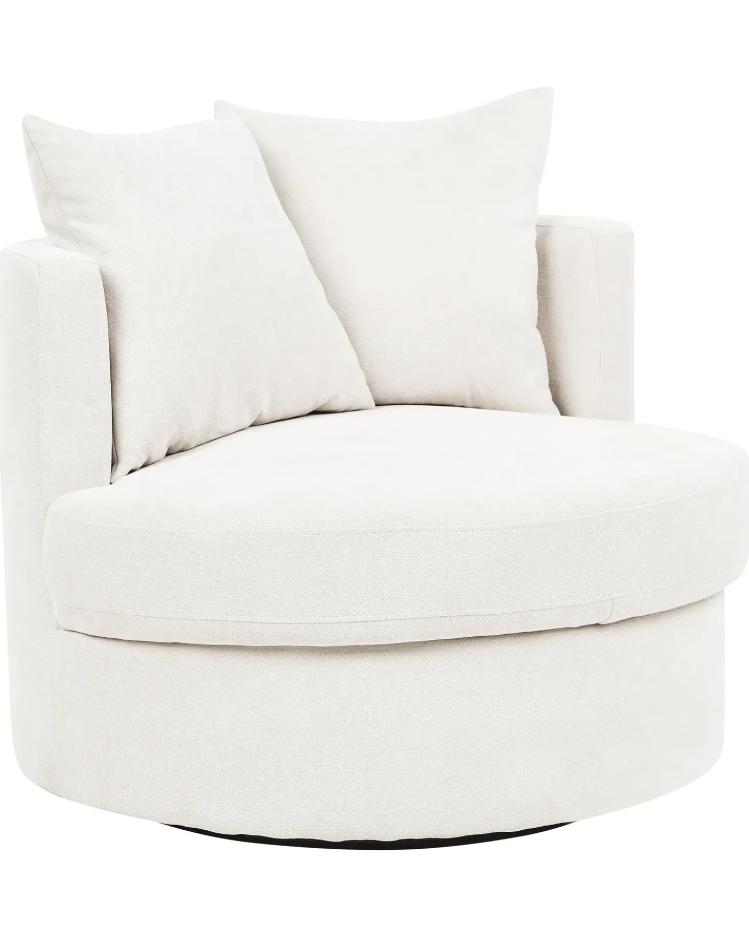 Clearance Fotel obrotowy DALBY Jasno Wszystkie Fotele|Fotele Tapicerowane