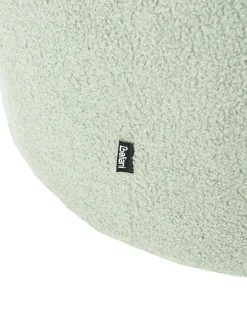 Clearance Fotel obrotowy DAVIK Boucle Jasnozielony Wszystkie Fotele|Fotele Tapicerowane