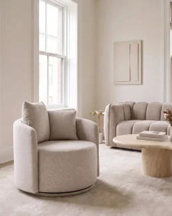 Discount Fotel obrotowy ENNORA Wszystkie Fotele|Fotele Tapicerowane