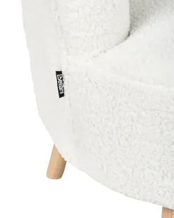 Sale Fotel ODENZEN Boucle Biały Wszystkie Fotele|Fotele Tapicerowane